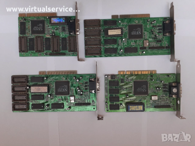 Ретро PCI видеокарти S3 Virge и VirgeDX