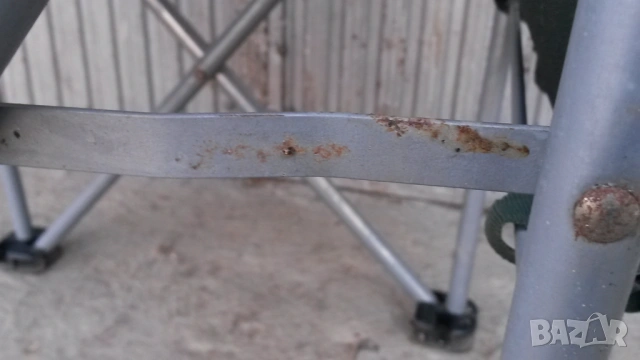 Ретро сгъваем метален градински стол, снимка 8 - Столове - 54084526