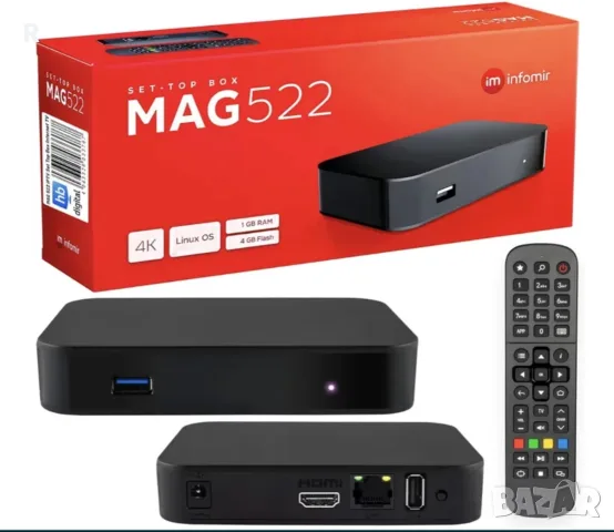 4K IPTV приемник MAG 522