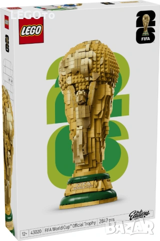 НОВО ЛЕГО Editions - Официален трофей на Световното първенство 43020 FIFA World Cup Official Trophy, снимка 2 - Конструктори - 54791773