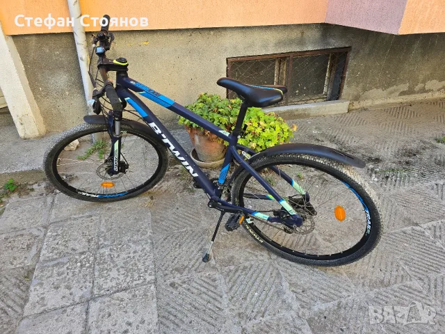 Планински велосипед B'TWIN Rockrider 520 (27.5") – Отлично състояние + Аксесоари, снимка 6 - Велосипеди - 55616424