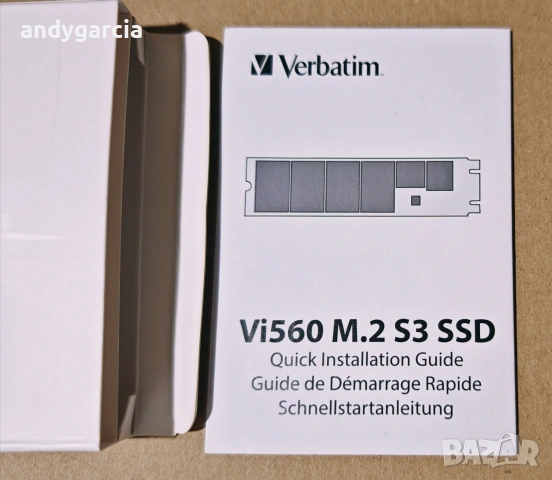 1TB Verbatim Vi560, SATA (6GB/s), размер M.2 (2280), скорост четене 520MB/s, скорост запис 480MB/s, снимка 13 - Твърди дискове - 54980266