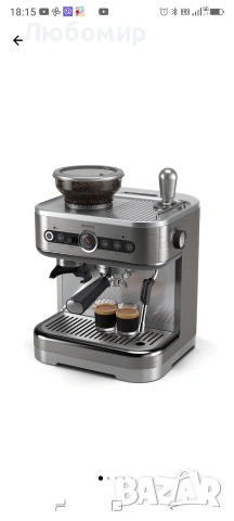 Еспресо машина Philips Barista Brew PSA3218/01, Полуавтоматична с метална