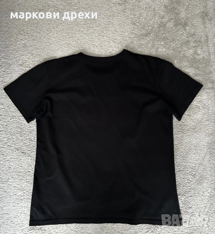 Dolce & Gabbana Black Cotton Jersey Logo Embroidered T-Shirt, снимка 3 - Тениски - 54901238