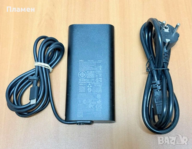 Dell 165W Зарядно USB-C – 100% Оригинално, снимка 2 - Лаптоп аксесоари - 53975573