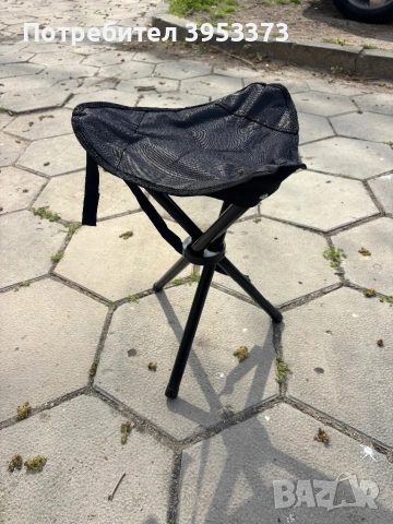 Сгъваемо туристическо столче с калъф – компактно и удобно