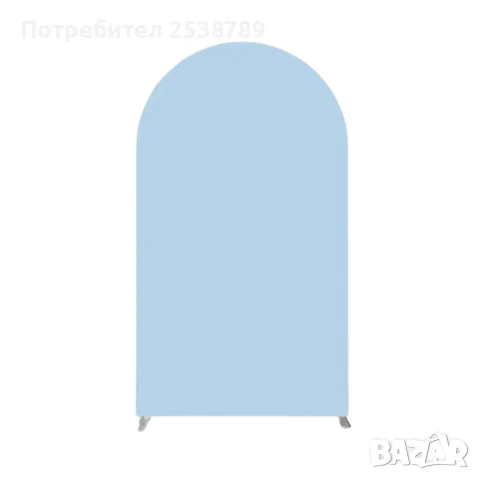 Метална арка за балони 120х220 см + розово и синьо платно, снимка 2 - Декорация - 55523723