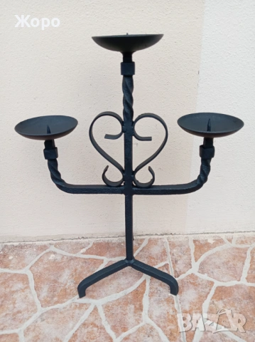 старинни ръчно изработени свещници свещник, снимка 13 - Антикварни и старинни предмети - 54220375