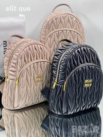 дамски раници miu miu , снимка 3 - Раници - 55214505