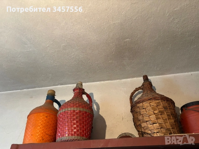 Стари плетени дамаджани, снимка 9 - Антикварни и старинни предмети - 54120902