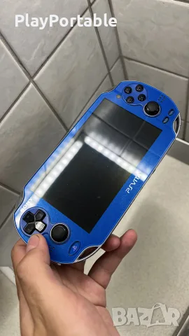 Modded PS Vita PCH-1100 Sapphire Blue 128GB 150+ games, снимка 2 - PlayStation конзоли - 55545765