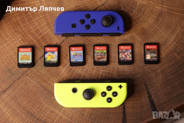 Пълен Премиум Комплект Nintendo Switch OLED + 4 бр. Joy-Con + 6 ТОП Игри и Калъф, снимка 2 - Nintendo конзоли - 54973600