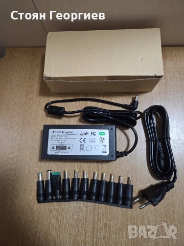 Захранващ адаптер, AC 100V-240V към DC 24 Volt накрайник с 6+ 