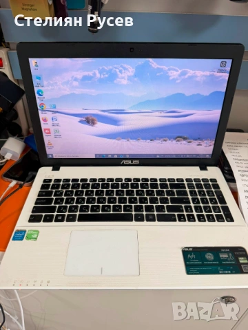 100611 лаптоп asus x552m 15 инча / ssd 128gb -цена 120 eвро / 234.70 лева  smr - 128 GB ssd диск - п