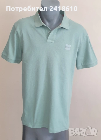 Hugo Boss Passenger Pique Cotton Slim Fit Stretch Mens Size L ОРИГИНАЛ! Мъжка Тениска!, снимка 5 - Тениски - 54794642