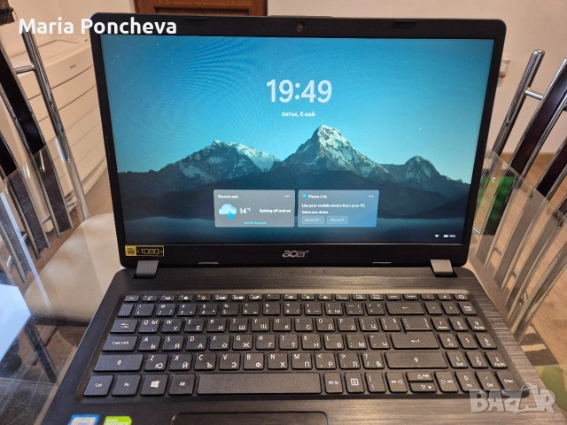 лаптоп Acer Aspire5 , снимка 4 - Лаптопи за дома - 54478061