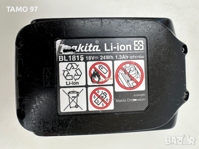 Makita BL1815 - Акумулаторна батерия 18V 1.5Ah , снимка 3 - Други инструменти - 54372451