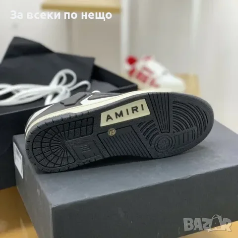 Amiri Skel Top Low Sneakers "Black/White" Унисекс👟Дамски Маратонки👟Мъжки Маратонки Код ch11, снимка 2 - Маратонки - 55412533