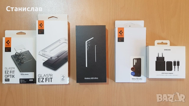 Samsung Galaxy S25 Ultra 1TB (Jetblack) + МНОГО Аксесоари - НЕРАЗПЕЧАТАН, В Гаранция