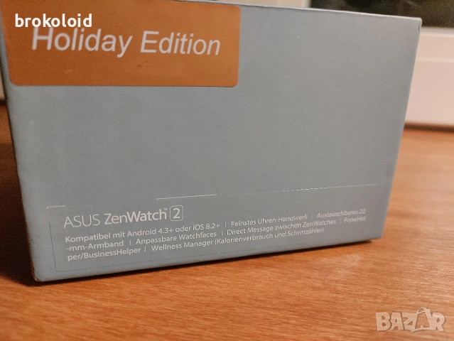 ASUS Zenwatch 2 - смарт часовник с микрофон и говорител , снимка 7 - Смарт часовници - 54380813