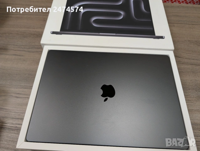 MacBook Pro M3 16 инча 18GB 2023 като нов. Батерия 99%, снимка 3 - Лаптопи за работа - 54711960