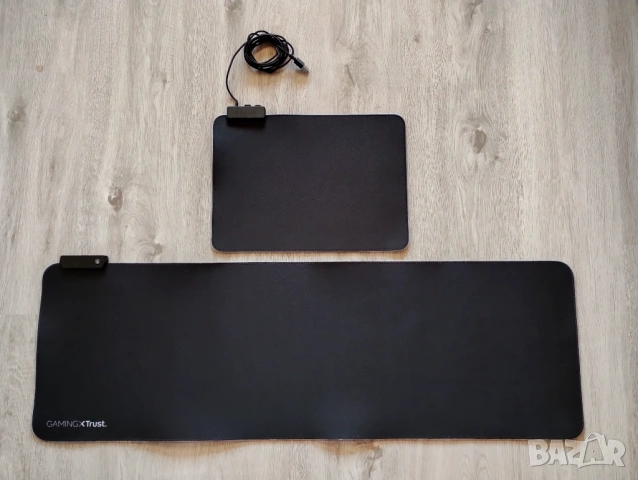 2 броя Gaming Mouse Mat Razer и Trust