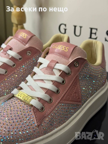 Guess Дамски Маратонки С Кристали👟Дамски Спортни Обувки С Камъни Гес Код A1199