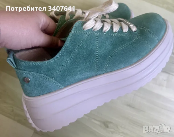 Обувки от естествен велур - един път носени! , снимка 3 - Маратонки - 55640084
