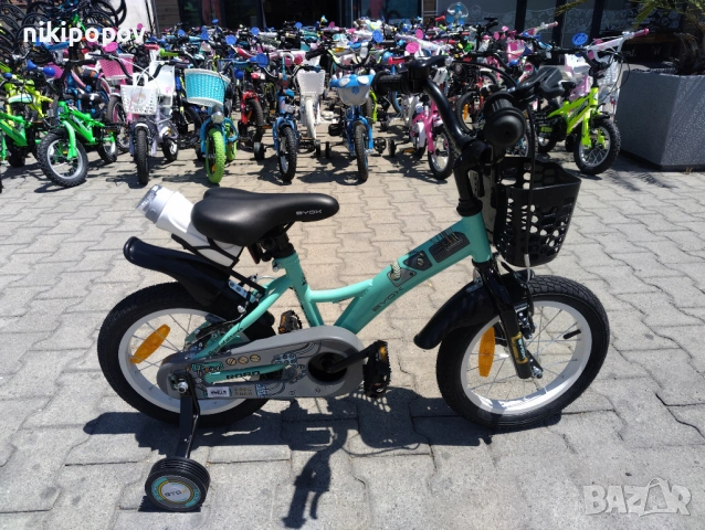 X Детски велосипед 14" ROBO мента, снимка 2 - Велосипеди - 54395049