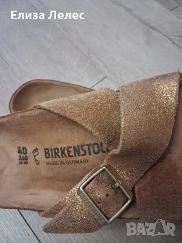 Birckenstock кожени чехли 40 номер , снимка 2 - Чехли - 55440763