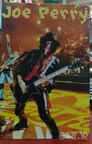 Joe Perry-метална табела(плакет)