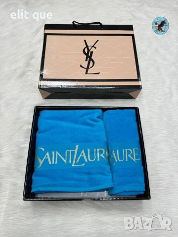плажни кърпи 90×50см 70×140см 2 броя в кутия Burberry Yves Saint Laurent Tommy Hilfiger versace  , снимка 2 - Хавлиени кърпи - 55217814