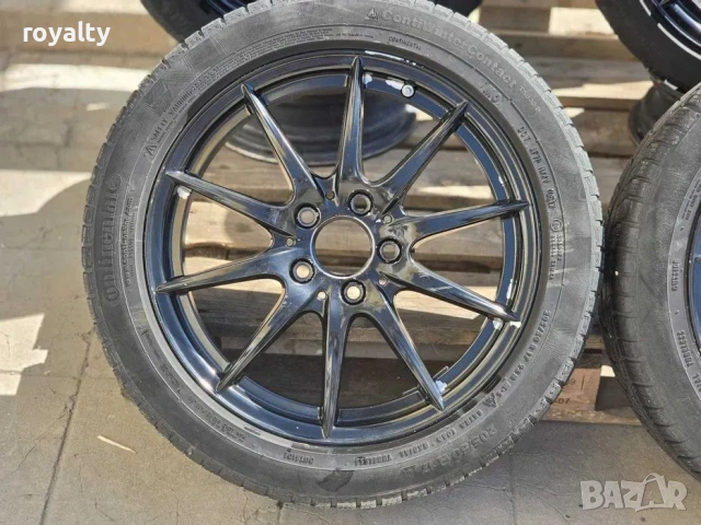 5х112 17 Джанти VW Golf Caddy Touran Sharan 5x112 Ет 49 J 6.5 Цо 66.6 Гуми 205 50 17 Continental Под