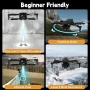 Toladrone TD12LCD Дрон с камера, Сгъваем RC Дрон с LCD екран Дистанционно управление , снимка 4