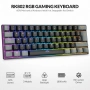 Rii RK802 Wireless Mechanical Keyboard – безжична механична gaming клавиатура с RGB и Red Switches, снимка 4