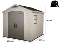 Градинска къща Keter Factor 8x8 с двойна врата, снимка 2