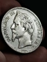 5 франка 1868 год, Наполеон с венец, сребро, тегло 25, 00 гр, проба 900/1000, снимка 2