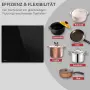 Стъклокерамичен плот за вграждане 7200W, 4 зони, 59 см, Hermitlux HVC4S01, снимка 7