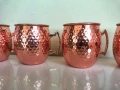 Страхотен Комплект Медни Чаши Със Дръжки, снимка 3