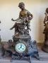 Декоративен бронзов камински часовник, снимка 5