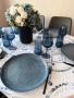 Стъклени чаши за вино 490 мл, 10броя, Matte Blue, 10броя за вода/безалкохолно, снимка 4