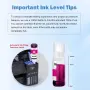 Комплект мастила съвместими с Epson 102 – 5 броя за EcoTank принтери – Black, Cyan, Magenta, Yellow, снимка 7