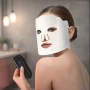 LED маска за лице с 7 цвята – фототерапия у дома + дистанционно, снимка 2