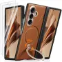 TORRAS Ostand Spin VegSkin Series за Samsung Galaxy Z Fold8 Ultra Магнитен Кожен Калъф със 360° Стой, снимка 1