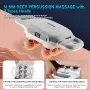 rollingsurfer 6-главов масажен пистолет, електрически масажни пистолети с 3 комплекта масажни глави , снимка 3