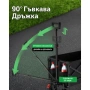 Сгъваема количка за пренасяне на плажни принадлежности и къмпинг оборудване, 68х40хH48 см /600707/ , снимка 4