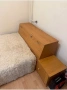 Легло 188 x 120 см. + матрак, скрин и шкафче 45€, снимка 2
