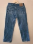 Мъжки дънки W33 L34 (размер M) Levi’s 630 Vintage оранжев етикет с прав крачол сини, снимка 3