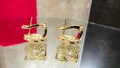 Van Cleef & Arpels VCA Gold Diamonds Vintage Alhambra Clips Clover Дамски Обеци, снимка 5