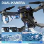 Мини дрон с 4K камера с 2 батерии режим за дълго летене , снимка 5